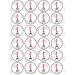 24 Cute Eiffel Tower Cupcake Toppers Paris France Theme #2 PREMIUM THICKNESS SWEETENED VANILLA Wafer Cake Decorations - Buy Online on GoSupps.com