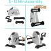 Vive Pedal Exerciser - Compact Stationary Leg Peddler for Office Desk - Low Impact Mini Cycle Bike for Arm or Foot - Portable Sitdown Recumbent Equipment - Buy Online on GoSupps.com