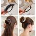 JDXN Hair Bun Maker 6-Piece Set | Shining Flower Deft Bun Maker for French Twist Hairstyles | Hair Accessories for Girls | Mixed Color Set 2 - Buy Online on GoSupps.com