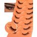 L Curl Cat Eye Half Lashes Wispy Natural Look Winged Fox Eye Lashes Short Eyeliner Affect False Eyelashes Pack 7 Pairs by Goddvenus