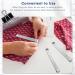 Sewing Clips Stainless Steel Hemming Clips 3 Inches - 30 Pcs Metal Hemming Tool for Fabric Quilting and Marking - Sewing Clips with Measurements for Pinning - Accessories for DIY Projects - Buy Online on GoSupps.com