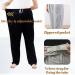 Catheter Pants for Men & Women | Dual Zippered Urine Leg Bag Holder | Fits Two 2000 ml Foley Catheter Bags | Nephrostomy & Cystostomy | Black XL - Buy Online on GoSupps.com