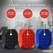 FRIVOOD Jawline Exerciser Set - 6-Piece Silicone Face Shaper for Defined Jawline - 3 Resistance Levels - For Men & Women (Red/Navy Blue/Black) - Buy Online on GoSupps.com