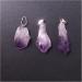 Natural Crystal Rough 50pcs Tiny Amethysts Quartz Crystal Point Pendant Necklace Purple Gemstoness Natural Rough Stones Healing Energy Chakra - Buy Online on GoSupps.com