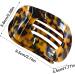 Fisssure Hair Claw - Flat Hair Claw Clamp Women Flat Hair Clips Jaw | Hair Accessories Hair Clips for Business Trip Dating Travel Pool Beach Tortoiseshell - Buy Online on GoSupps.com