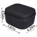 co2CREA Hard Case for Walker's Razor Slim Electronic Muffs Earmuffs - Black - Buy Online on GoSupps.com