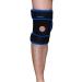 Protexx Knee Sport Protective Support Brace with Durable Plastic Stays Black