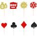 Arthsdite 24 Pcs Casino Poker Theme Party Decorations Poker Heart Cupcake Toppers Las Vegas Casino Night Cake Decorations Playing Card Toothpicks Fruit Food Picks Birthday Party Favors Supplies - Buy Online on GoSupps.com