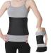 S Abdominal Binder Post Surgery - Elastic Waist Band for Stomach Support & Compression Bariatric Tummy Tuck | Latex-free Breathable Belly Wrap Hernia Belt - (30" - 45") 3 PANEL - 9" High BLACK Black - 3 Panel 30"-45" (M)
