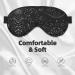Black White Glitter Sleep Mask - Double-Sided Unisex Eye Mask for Sound Sleep & Skin Care - Buy Online on GoSupps.com