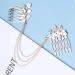Inilbran Boho Leaf Chain Comb Gold Chain Tassel Hair Comb Barrette Olive Branch Side Comb Headpiece Vintage Leaf Hairpiece Comb Multilayer Tassel Chain Leaf Hair Clip for Women and Girls - Buy Online on GoSupps.com