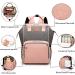 Approach Multi-Functional Mom Backpack - Waterproof Diaper Bag with Large Capacity Diaper Pad Stroller Belts & USB Connection - Gray Pink - Buy Online on GoSupps.com