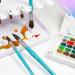 CUGEBANNA Plastic Artist Paint Brush Drying Rack - Holds 14 Brushes Upright | Paint Brush Holder - Buy Online on GoSupps.com
