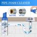Herios Drain Foam Cleaner Japanese Pipe Dredge Deodorant Foam Cleaner Liquid Hair Drain Clog Remover & Cleaner Quick Foaming Toilet Cleaner for Shower Kitchen Drain Sinks Tubs (1) - Buy Online on GoSupps.com