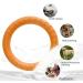 Qeeroyo Dog Fitness Ring | Frisbee Toy for Small Medium & Large Dogs | Durable Bite Ring & Flying Disc (18cm Orange) - Buy Online on GoSupps.com