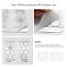 Free Motion Quilting Template Rulers 14 Set with Quilting Frame - 3mm - Low Shank - 48pcs Non-Slip Grips Included - Buy Online on GoSupps.com