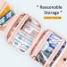 LOVEVOOK Hanging Travel Toiletry Bag for Women - Waterproof Makeup Organizer in Pink - Buy Online on GoSupps.com