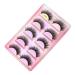 UAMOU 10 Styles 2/5/10/20/30/50/100 Boxes 3D Mink Lashes 5 Pairs Natural Individual Mink False Eye Lashes Make Up Kit Cilios Cheerfully (Color : G404 Size : 50 BOXES (250 pairs))