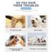 4PCs Knitting COMB PET - Effective Pet Grooming Tool for Cats & Dogs | Hair Removal Brush & Massage Comb for Tangled Fur - Buy Online on GoSupps.com