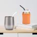 Kids Reusable Clear Silicone Straws - 6 Pack Short Flexible Straws for 6-12 oz Tumblers - BPA Free & Eco-Friendly with 2 Cleaning Brushes - Buy Online on GoSupps.com