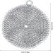 Stainless Steel Chainmail Scrubber Rust Proof Scraper Cleaner for Cast Iron Pan Pot Cookware - Buy Online on GoSupps.com