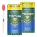 Mitchum Deodorant For Men 2.7 Oz 48 Hr Protection Deodorant Men - Ice Fresh Scent With Moofin Nose Cleaning Brush Triple Odor Defense Invisible Solid (Pack Of 2)