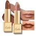 Oulac Metallic Brown & Nude Lipstick Set - 2PCS Vegan Lightweight Hydrating Formula with High Impact Lip Color for Full Coverage Lip Makeup 08+10 2pcs Brown+nude