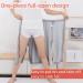 Buy Zippered Open-Crotch Nursing Pants for Bedridden Patients - Easy Wear for Elderly & Fracture Care - XX-Large Grey - Buy Online on GoSupps.com