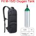 iGuerburn Upgrade Backpack for D Oxygen Tank - Portable Cylinder Carrier for Medical O2 Tank - Ideal for Daily Walking and Travel - Black - Buy Online on GoSupps.com