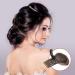 Invisible Fluffy Hair Pad Sponge Clip Set for Women - Brown - Buy Online on GoSupps.com