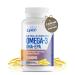 Omega 3 Fish Oil Capsules 3000mg Omega 3 Supplement DHA Supplement | Omega3 Fish Oil Pills | for Heart Health Immune System Skin & Brain Health Gluten-Free and BURPLESS