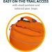 Luffwear Approach Pack - Portable Pet Hiking & Camping Bag with Dishes | Campfire Orange (Small) | International Shipping Available - Buy Online on GoSupps.com