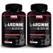 Force Factor L-Arginine, 2-Pack, Nitric Oxide Supplement with BioPerine to Help Build Muscle & Support Stronger Blood Flow, Circulation, Nutrient Delivery, & Pumps, L-Arginine 3000mg, 300 Capsules 150 Count (Pack of 2)