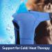 Yoboamic Adjustable Shoulder Bandage for Men & Women | Neoprene Support & Orthesis for Shoulder Pain Relief (31-55in) - Blue - Buy Online on GoSupps.com