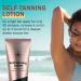125ml Moisturizing Self Tanning Cream | Fast Buildable Glow | Medium to Dark Sunless Tanner for Deep Skin Tones - Buy Online on GoSupps.com