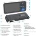 BAIXDM Digital Otoscope Camera - 4.5 HD Screen 3.9mm Ear Scope with Light Photo & Video Recording - Buy Online on GoSupps.com