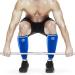 Rehband Neoprene Calf Bandage - Compression & Shin Protection for Deadlift | XL Blue 1 Pair - Buy Online on GoSupps.com