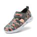 DREAM PAIRS Boys Girls Sandals Kids Closed Toe Water Shoes Quick Dry Aqua Sneakers for Little/Big Kid 1 Little Kid Grey/Orange