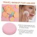 Silicone Makeup Puff Holder - Travel Cosmetic Box for Makeup Sponges (7.5x7.5x2 cm) - Pink - Buy Online on GoSupps.com