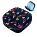Menstruation pad bag with zipper women's napkin bag tampons collection bags for women and girls (space missiles) Color 7