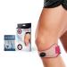 Doctor Developed Patella Tendon Strap / Knee Strap / Brace and Handbook   for Patellar Tendonitis (Jumper s Knee)  Pfps (Runner s Knee)  ITBS  Chondromalacia  Patellar Tracking (Pink  Single) Single Pink