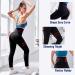 KUMAYES Sauna Leggings Women's High Waist Compression Sweat Pants - Black XL - Buy Online on GoSupps.com