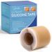 Retailio Silicone Scar Sheets Silicone Scar Tape 1.6x60 for Softening and Flattening Scars C-Section Keloid Surgery Painless Removal Reusable Washable
