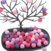 Kids Bead Kit - 50pcs Crochet Beads for DIY Teething Bracelet & Toy - Pink Lilac Series 20mm - Buy Online on GoSupps.com
