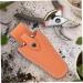PopetPop Garden Scissors Belt Pocket - Leather Sheath for Electric & Haircut Tools - Compact 21x9.5x5cm Orange Small Parts Bag - Buy Online on GoSupps.com