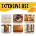Bee's Wax Furniture Polish Agent - 100ml Natural Furniture Polish Agent - Multifunctional Wood Polish Shine and Protect Wood Cleaner for Multisurface Fingerprints Tables Pintle - Buy Online on GoSupps.com