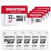 Gigastone Micro SD Card 32GB 5-Pack, Camera Plus, MicroSDHC Memory Card for Video Camera, Wyze Cam, Security Camera, Roku, Full HD Video Recording, UHS-I U1 A1 Class 10, up to 90MB/s, with Adapter Camera Plus 32GB 32GB Camera Plus 5-Pack