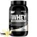 Nutrex Research Vanilla Whey Protein Powder | 100% Whey Protein Supplement | Enhanced Muscle Builder & Recovery Protein with Digestive Enzymes for Men & Women - 25g Protein (2 Pound Vanilla)