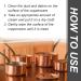 Copper Brass Polish Copper Cleaner Brass Cleaner for Long-Lasting Metal Polish for Metal Polishing Compound Cleaning and Polishing Hardware Cleaner - Buy Online on GoSupps.com