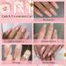 Rechoo Builder Gel 15ML Orange-Pink Set with 50pcs Nail Forms - Nail Extension & Strengthening Builder Gel - Buy Online on GoSupps.com